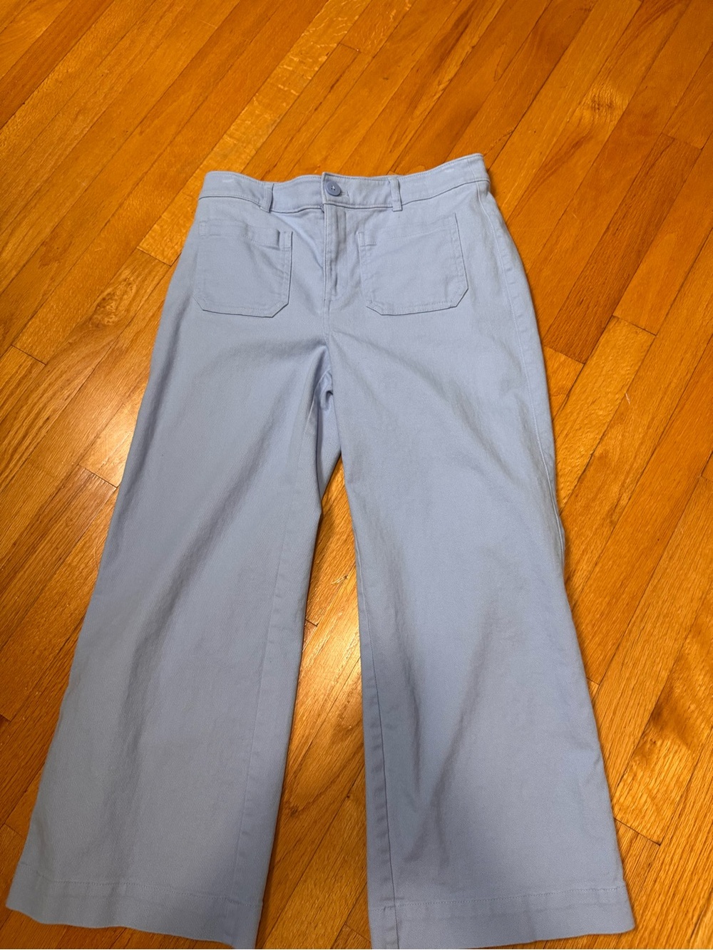 LOFT Light Blue Wide-Leg Jeans